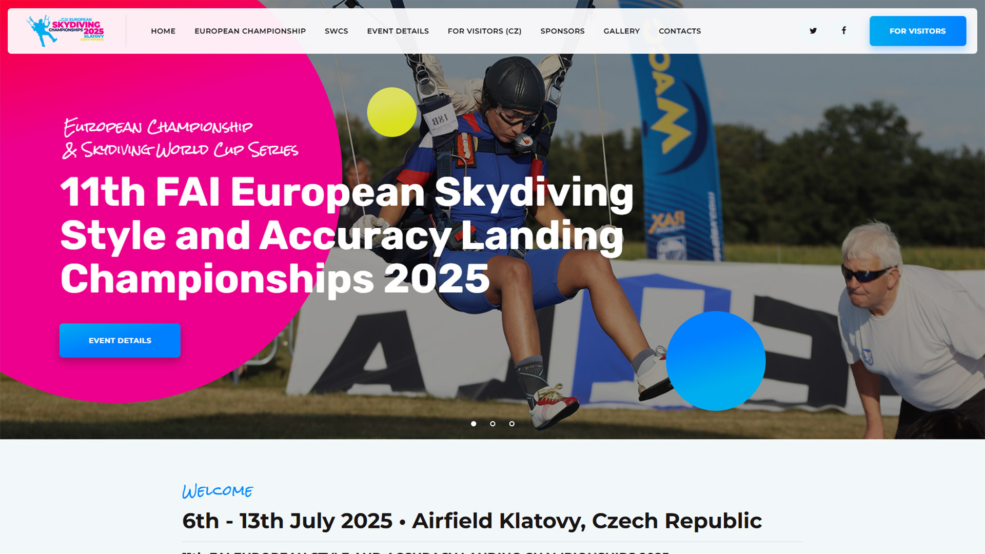 Náhledový obrázek projektu Skydiving World Cup