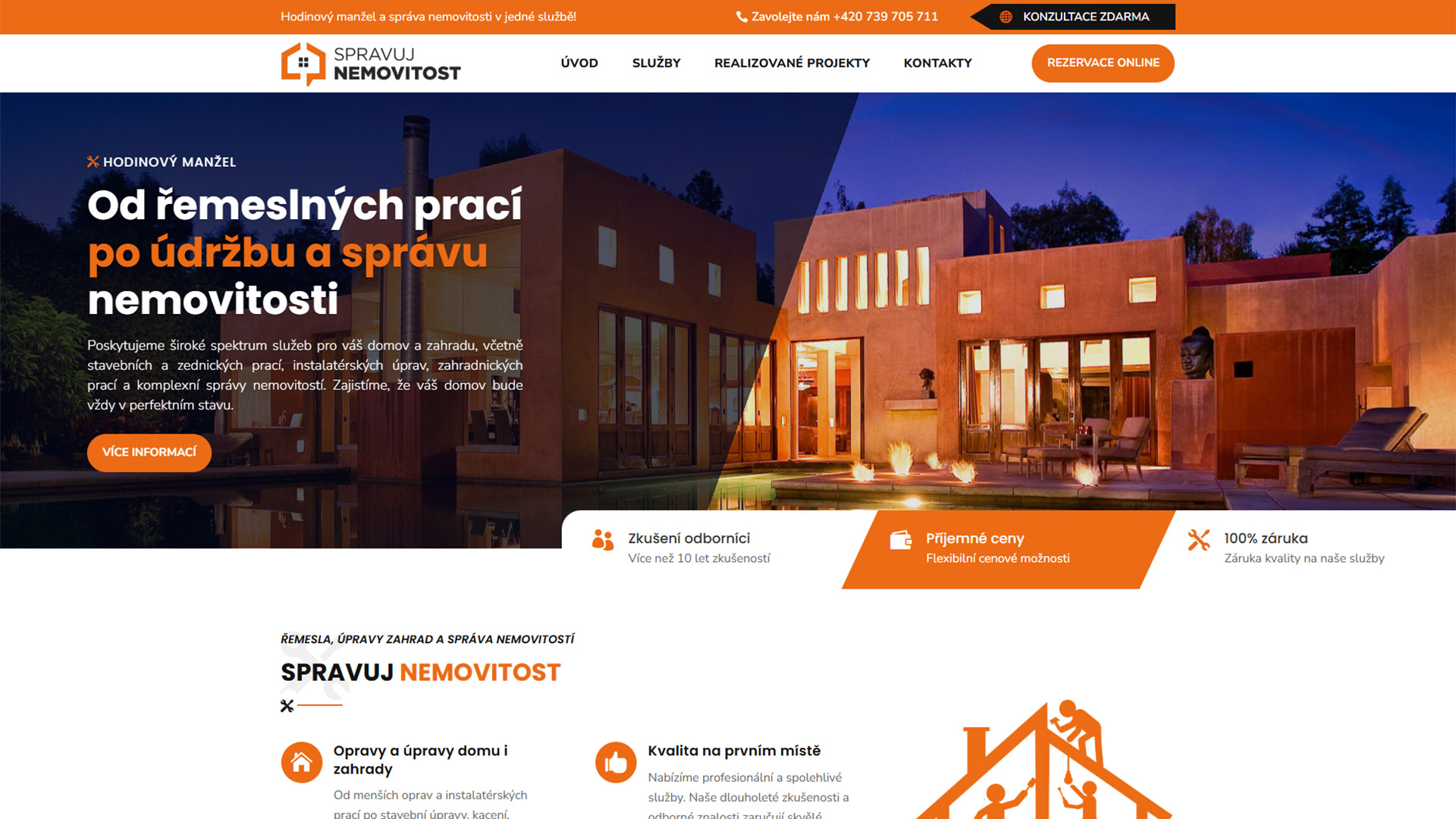 Náhledový obrázek projektu SpravujNemovitost.cz